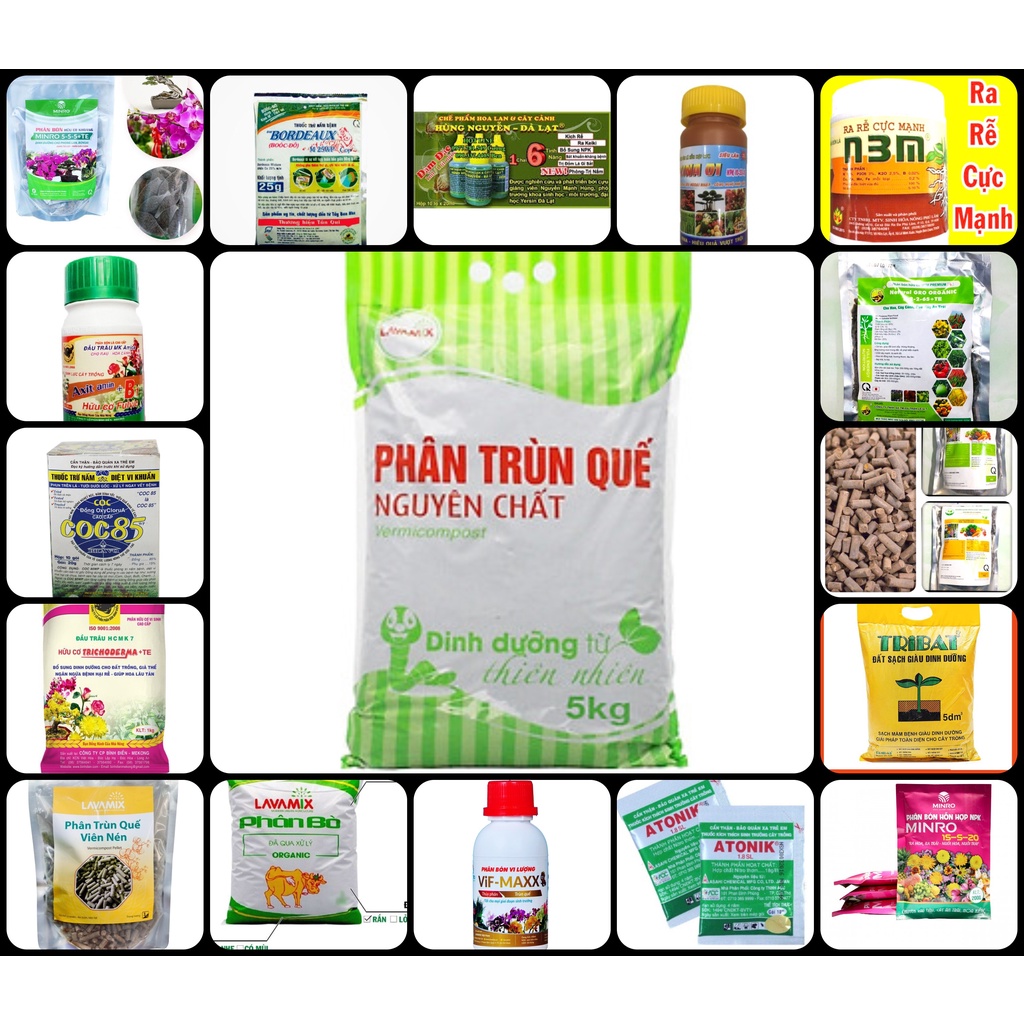 Phân trùn quế bao 2kg, phân hữu cơ d.dưỡng tiện lợi cho tất cả các loại cây trồng