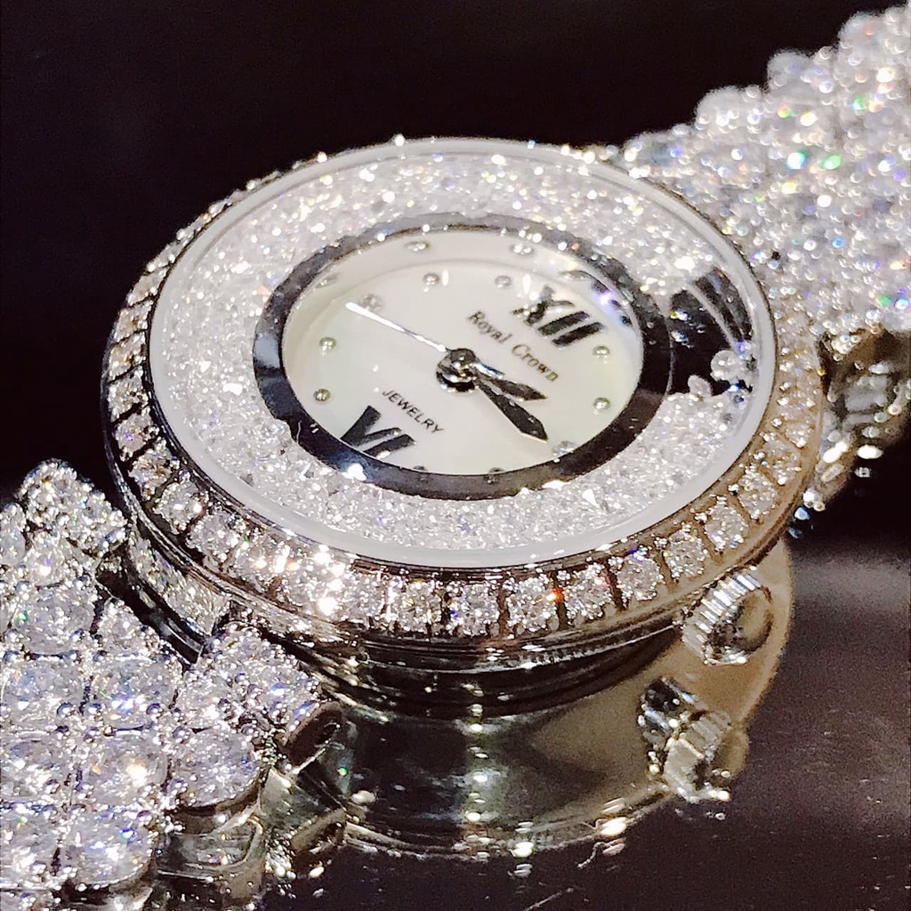 Đồng hồ nữ cao cấp Royal crown0191210-Auth-Luxury Diamond Watch