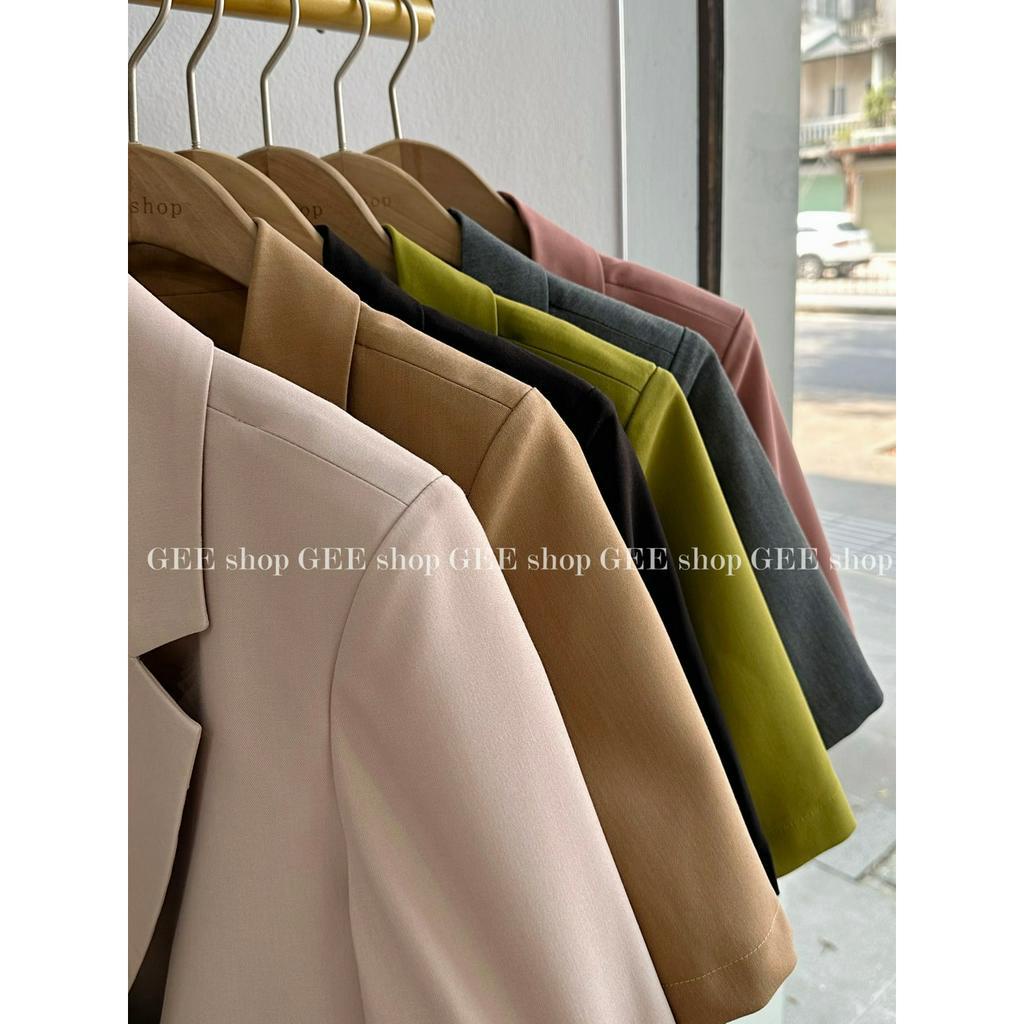 Áo blazer julia summer 1 lớp vải tuýt si hàn
