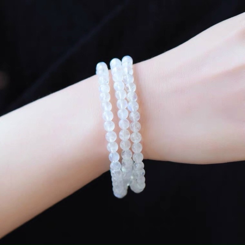 Chuỗi vòng tay đá mặt trăng quấn 3 vòng tay