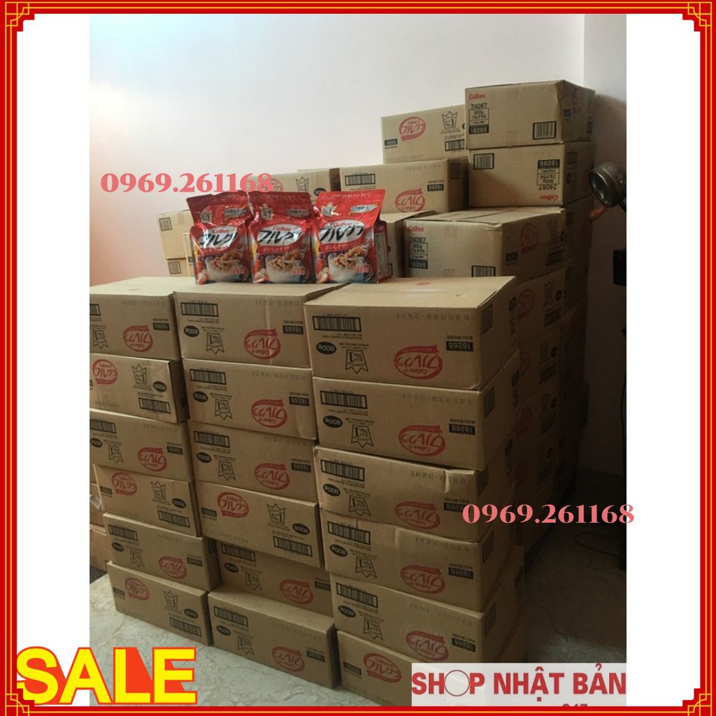 [Tổng kho Ngũ cốc hoa quả Calbee Nhật Bản - các màu