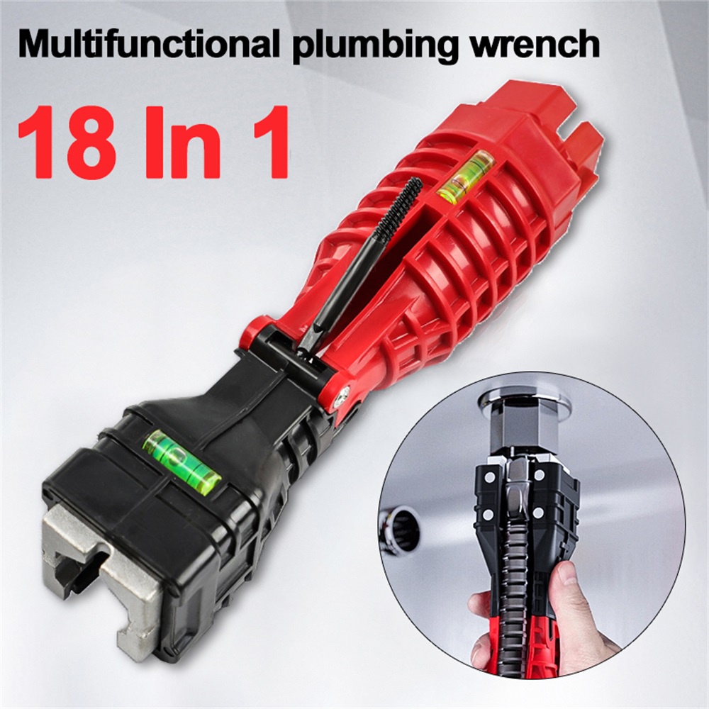Cờ lê DIYMORE 18 trong 1 sửa chữa đường ống nước đa năng tiện dụng