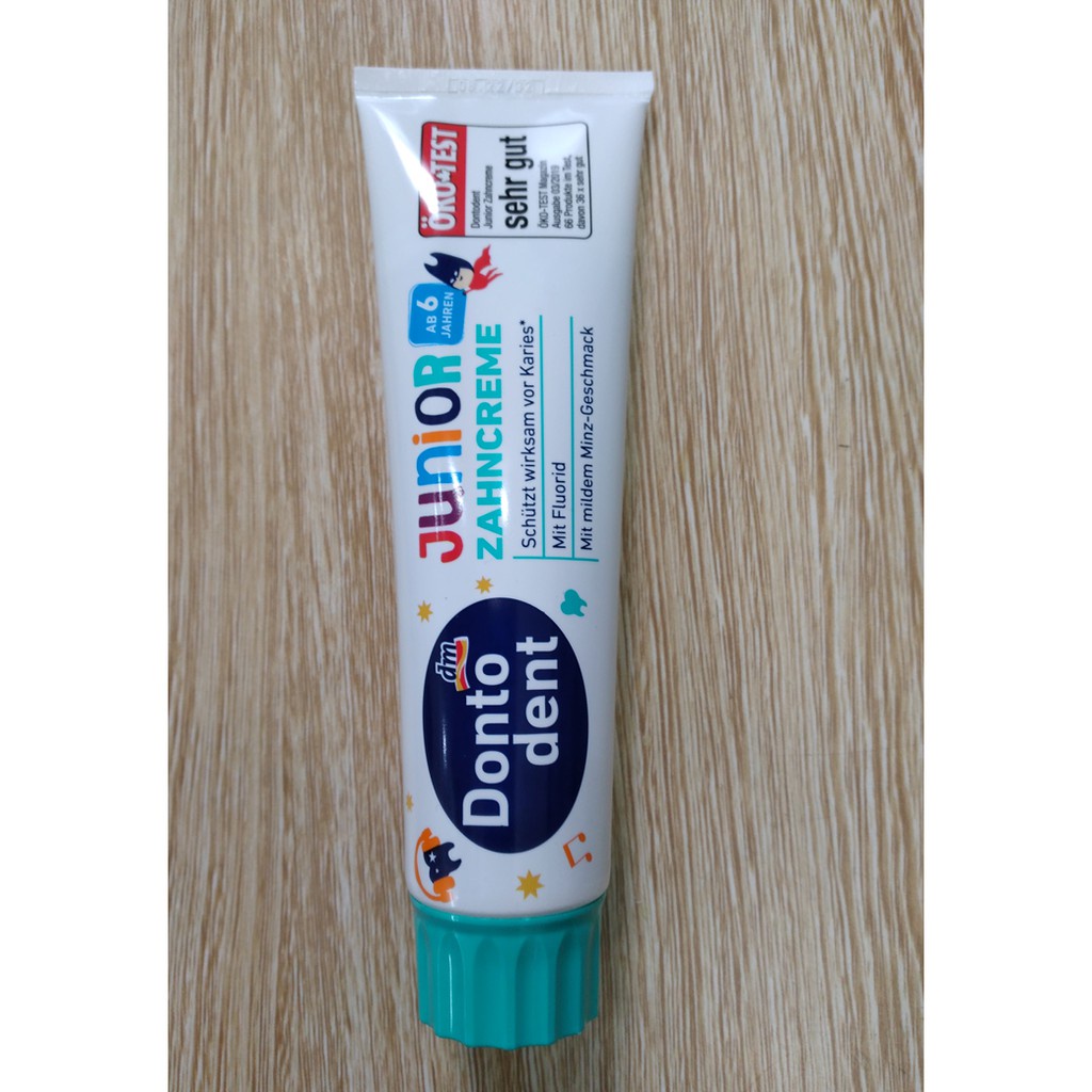 Kem đánh răng Dontodent Junior cho trẻ từ 6 tuổi 100ml, hàng Đức