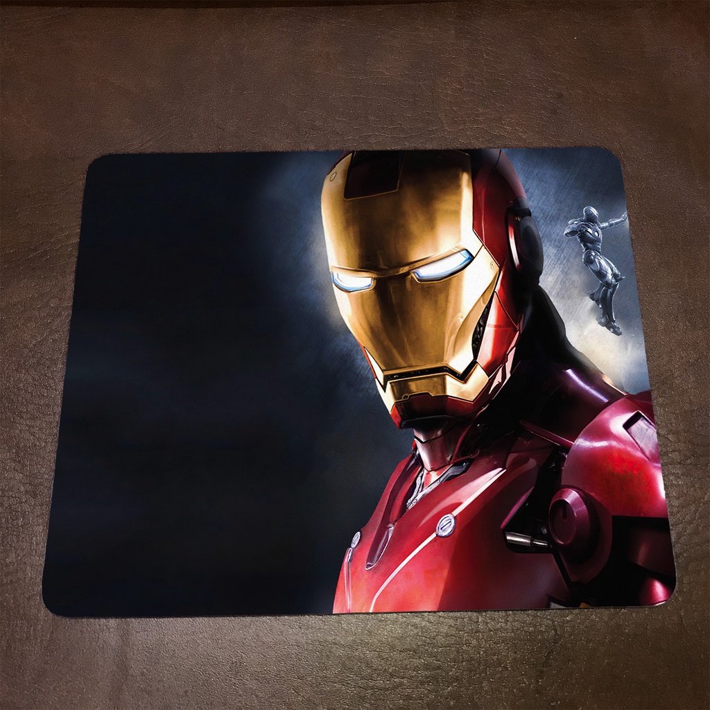 Lót chuột máy tính Marvel IRON MAN - Mẫu 5 Mousepad cao su êm ái, nhận in theo yêu cầu