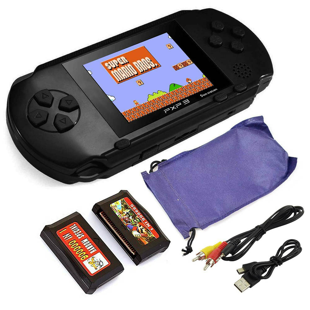 Máy chơi game Pxp 3 16 Bit 150 + trò chơi cầm tay cho bé