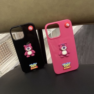 Ốp lưng gấu losto gắn sticker nổi 3d