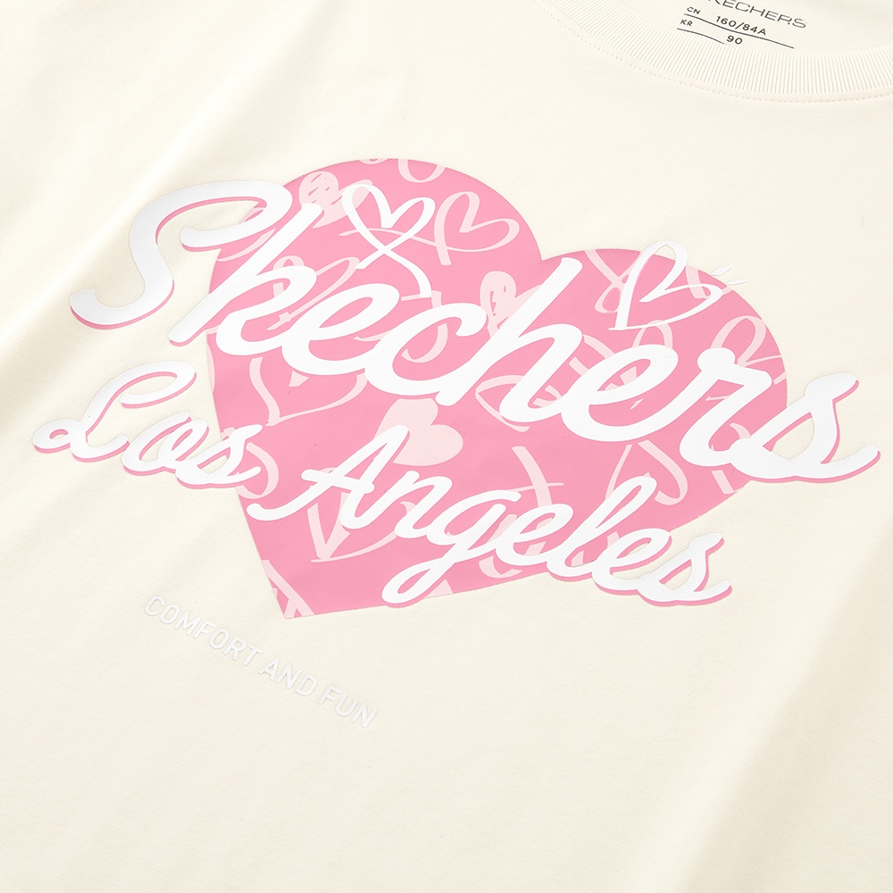 Skechers Nữ Áo Thun Tay Ngắn - L321W089-01EP