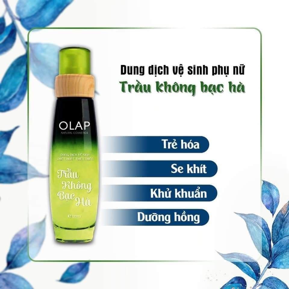 Dung Dịch Vệ Sinh Phụ Nữ Trầu Không Tràm Trà OLAP  Dung Dịch Vệ Sinh Cho Bà Bầu ❤️(CHÍNH HÃNG 100%)