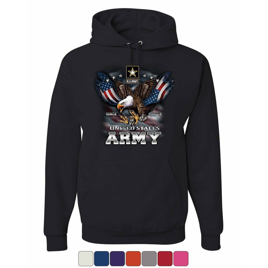 Áo Khoác Hoodie Quân Đội Mỹ Since 1775 Usa