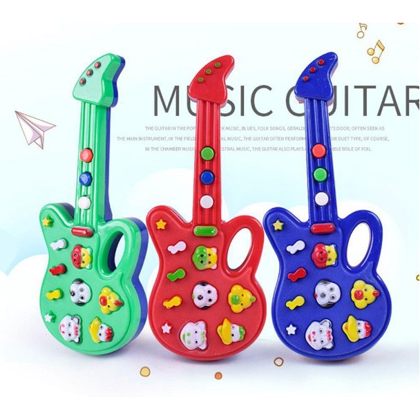 Đàn Guitar Đồ Chơi Bằng Nhựa Cho Bé