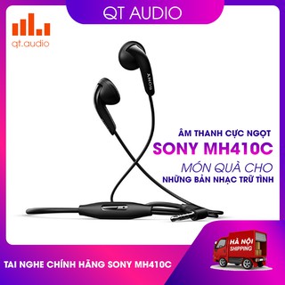 Tai nghe SO-NY MH410C chuẩn hãng, jack chữ L, có mic,, âm thanh cực ngọt