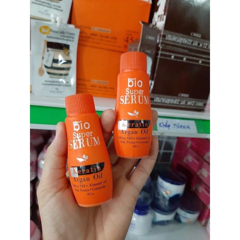 01chai Tinh dầu dưỡng tóc Green Bio Super Serum Thái Lan | BigBuy360 - bigbuy360.vn