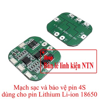 Mạch sạc và bảo vệ pin 4S
