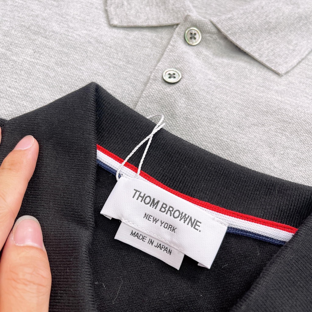 Áo Polo Thom Brown Center-Back Stripe Piqué Polo