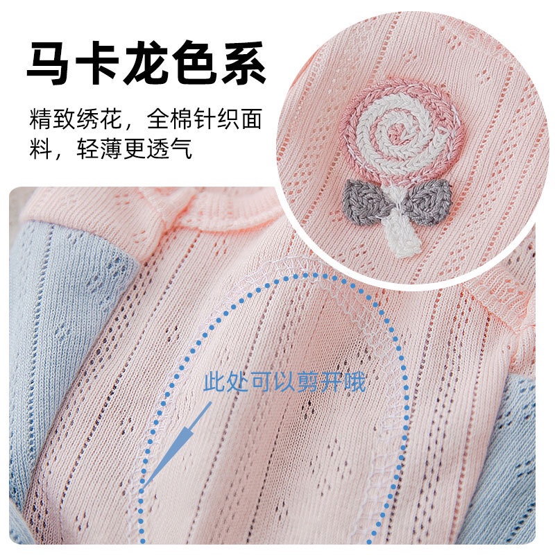 jumsuit (áo liền quần) che bụng sát nách thêu carrot / kẹo que dành cho chó mèo