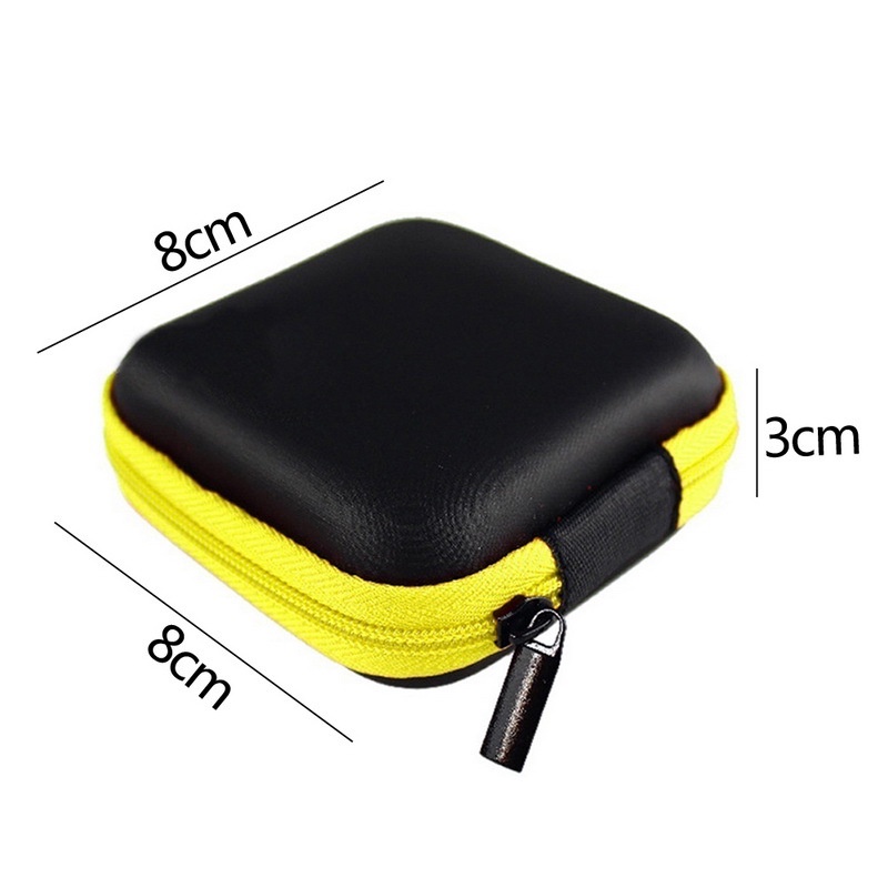 Túi Vuông Đựng Tai Nghe Cáp Sạc USB Tiện Dụng