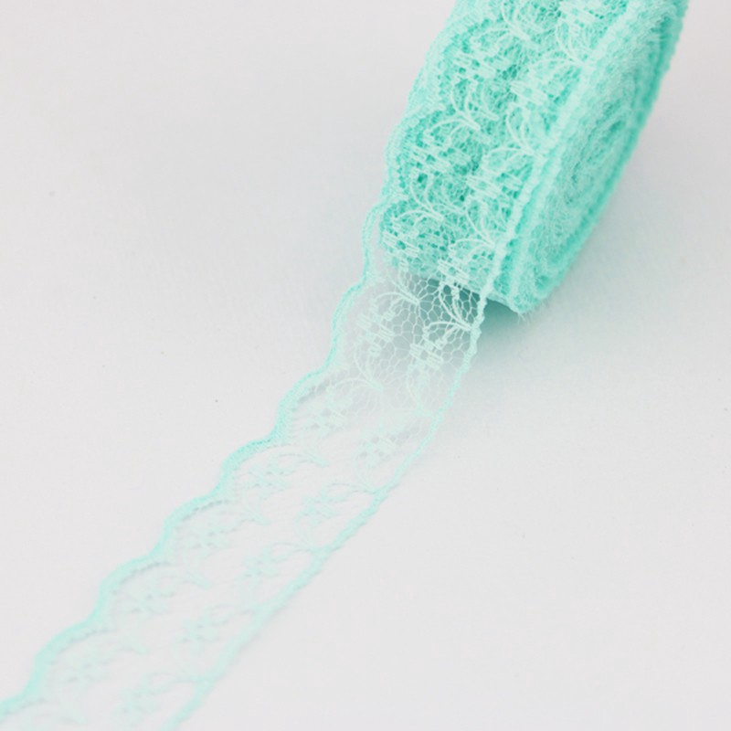 Cuộn dây ruy băng ren 2.25cm dài 10 yard dùng để trang trí