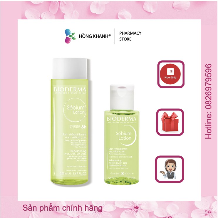 Sébium Lotion - Cân bằng pH và duy trì độ ẩm trên da