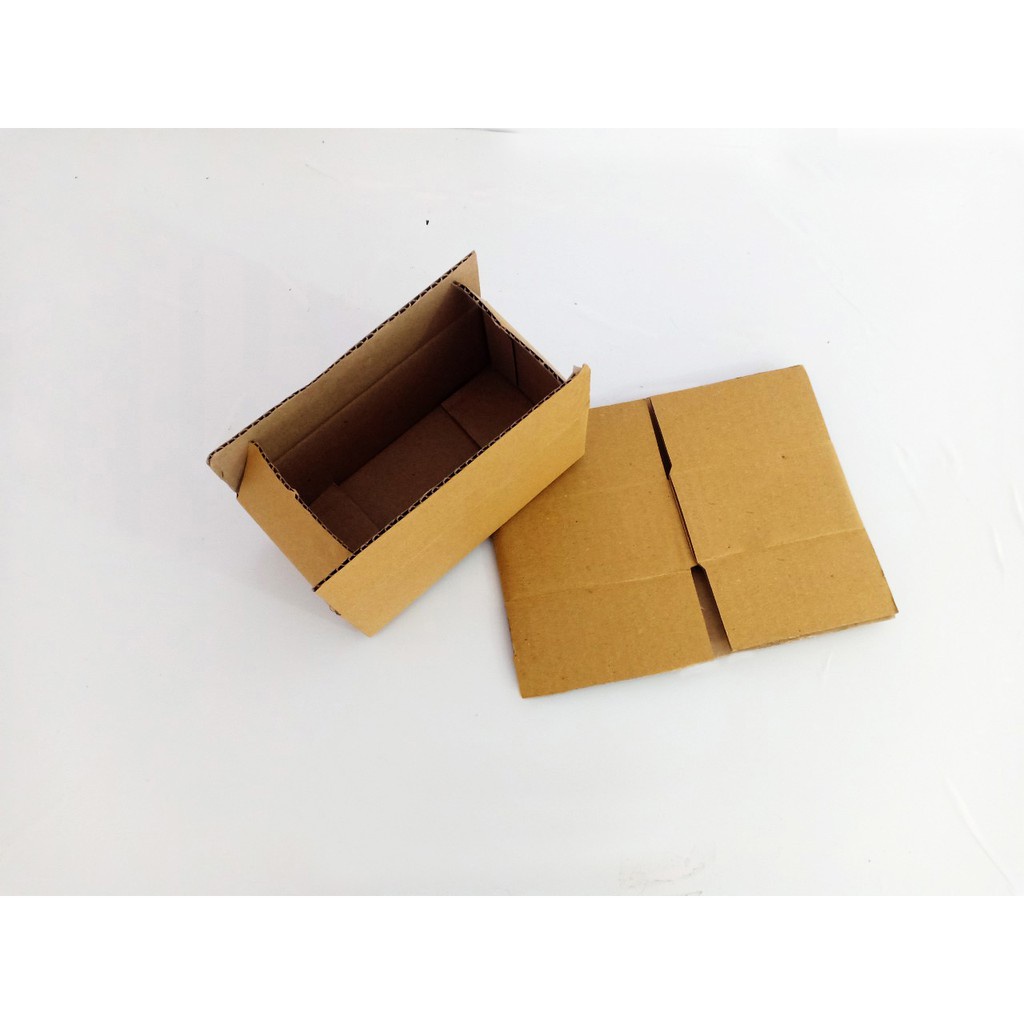 25x10x5 Combo 10 hộp Carton Đóng Gói Hàng - Thùng Giấy COD