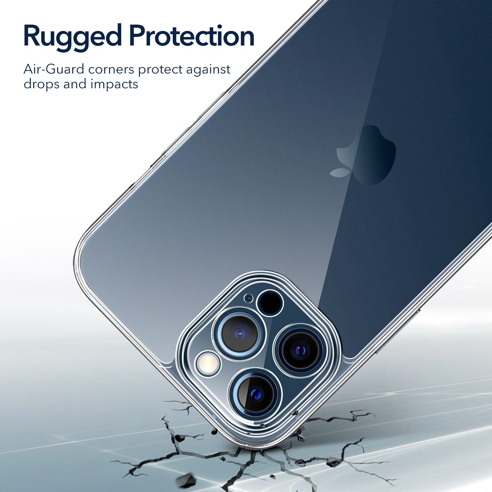 Ốp điện thoại ESR trong suốt chống sốc bảo vệ toàn diện cho iPhone 12/12 Pro Max