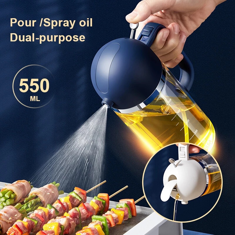Bình Xịt Dầu Ăn 2 Trong 1 Tiện Dụng Cho Nhà Bếp