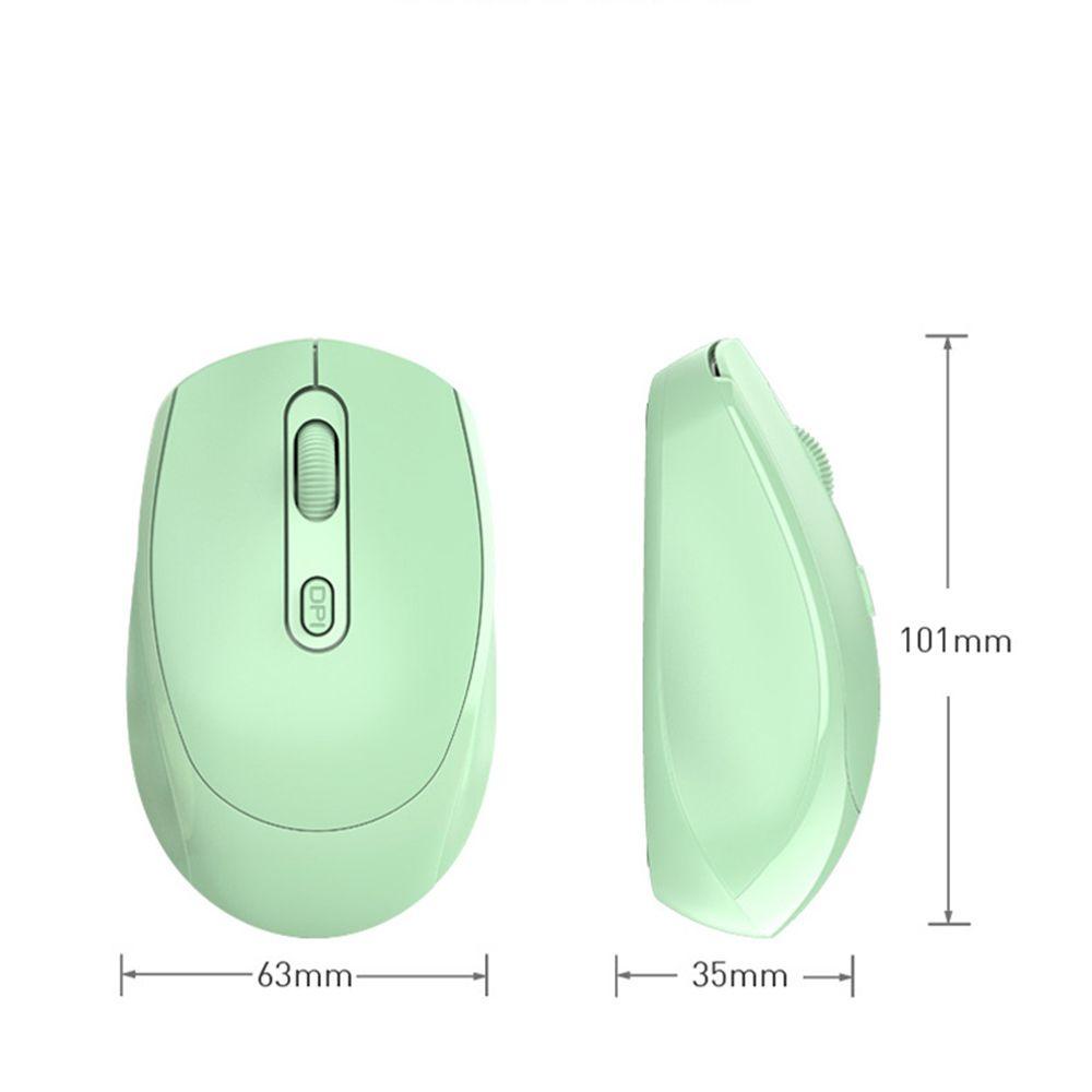 Chuột Không Dây QUINTON Màu Xanh Lá / Hồng Cho PC Laptop