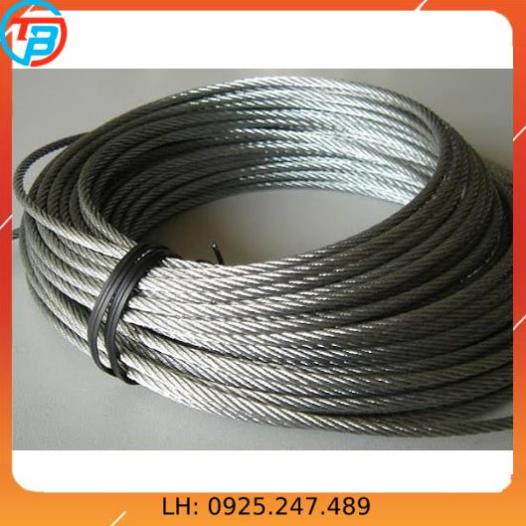 Dây cáp Phi [ 8mm ] INOX 304 CÁP THÉP Thái Bình VinàN