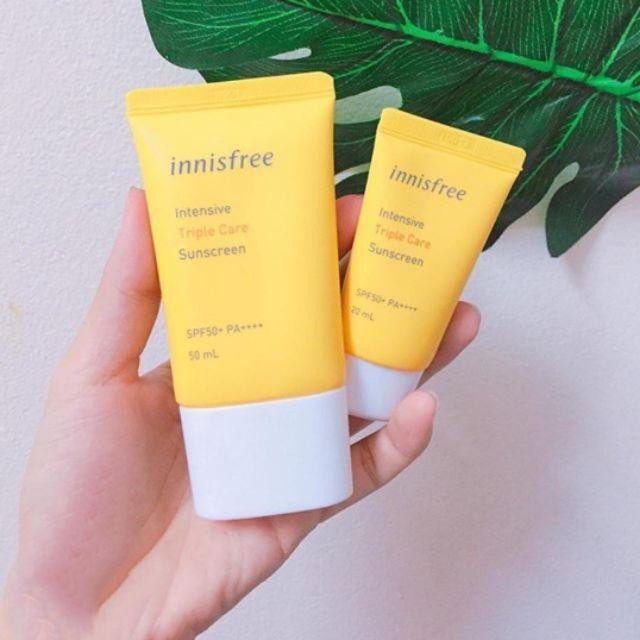 [TẶNG MẶT NẠ] Kem Chống Innisfree TRIPLE CARE Sunscreen SPF50+/PA++++