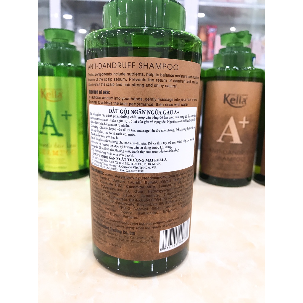 Dầu Gội Chăm Sóc Tóc Kella A+ 500ml