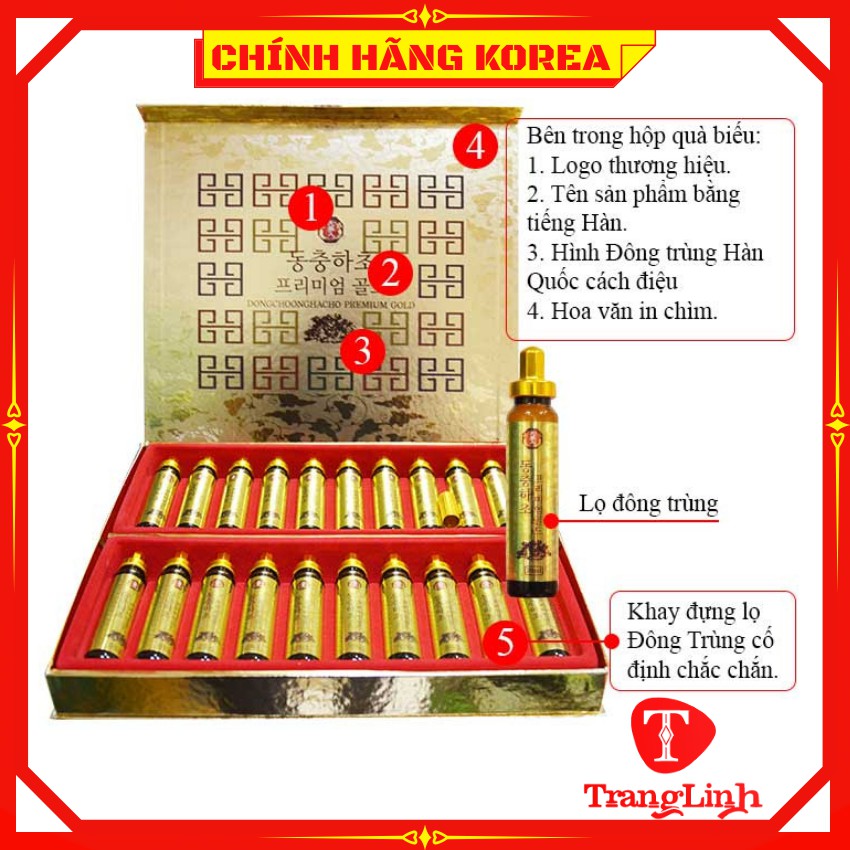 Tinh chất đông trùng hạ thảo hàn quốc 20 ống - Nước đông trùng Bio thượng hạng - tranglinhkorea