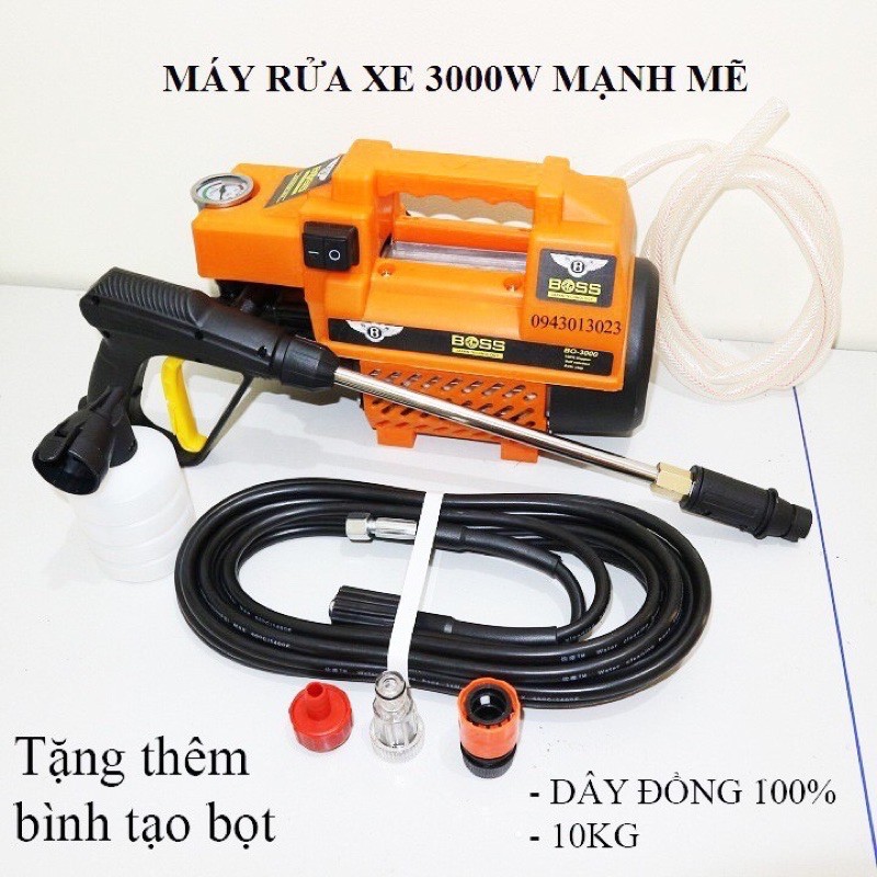 máy rửa xe cao áp siêu khoẻ