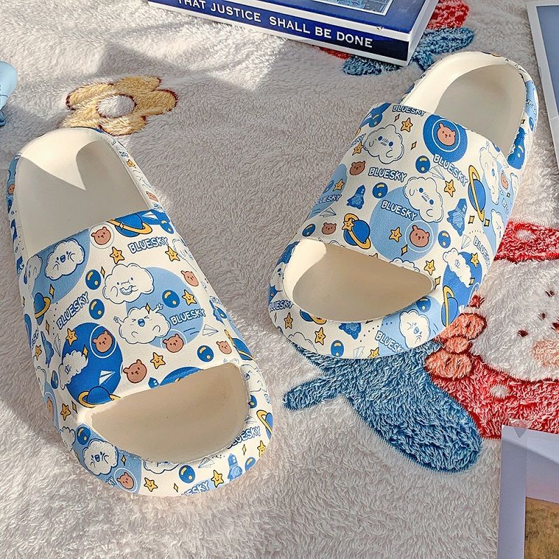 Dép nữ Dép Đi Trong Nhà Đế Dày Chống Trượt Thời Trang Cho Cặp Đôi