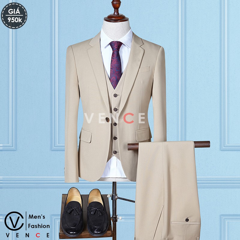 VEST NAM CAO CẤP 1 Khuy nhiều màu - chất vải cao cấp 2 lớp đẹp
