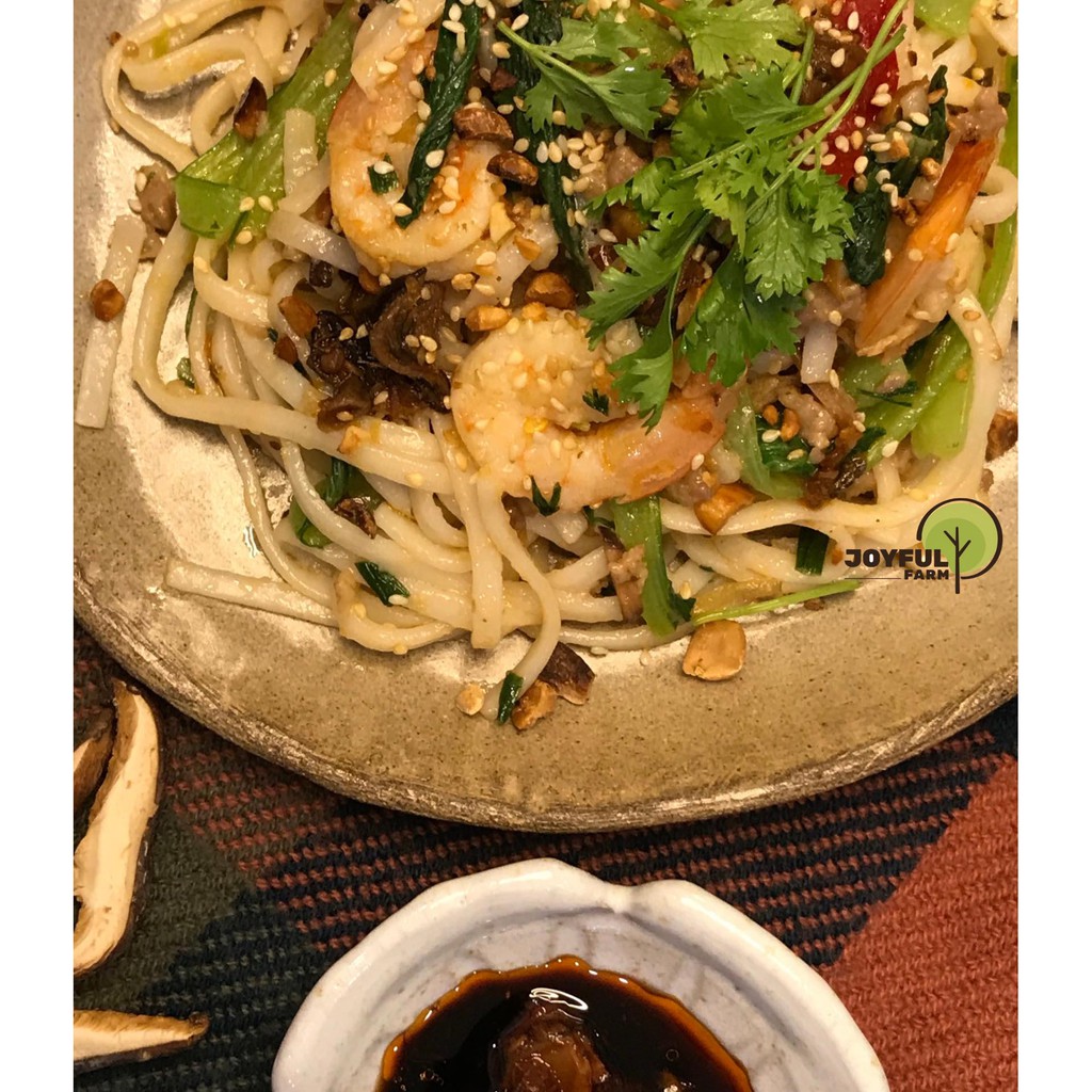 Nấm đông cô khô Organic xào sate tôm