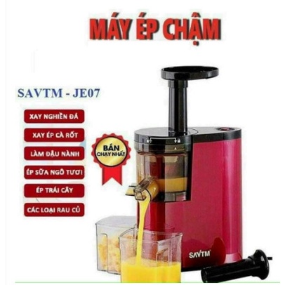 MÁY ÉP CHẬM SAVTM JE07/ JE-07 ÉP NƯỚC TRÁI CÂY RAU CỦ