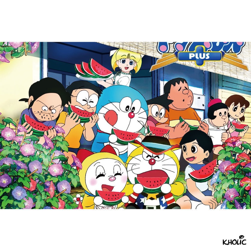 Doraemon, trò chơi ghép hình bằng gỗ, trò chơi ghép hình 300/520/1000 miếng, đồ chơi anime