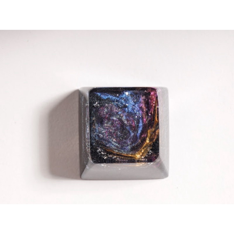 Nút bàn phím cơ Vũ trụ.Keycap resin Galaxy.Keycap Artisan