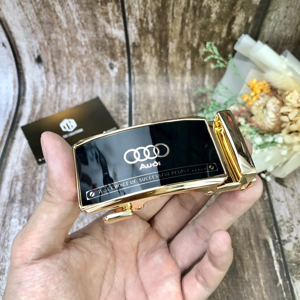 Đầu Khóa Thắt Lưng Khóa Tự Động, Mặt Dây Nịt Nam Hợp Kim Sang Trọng 3.5 cm Xe Hơi