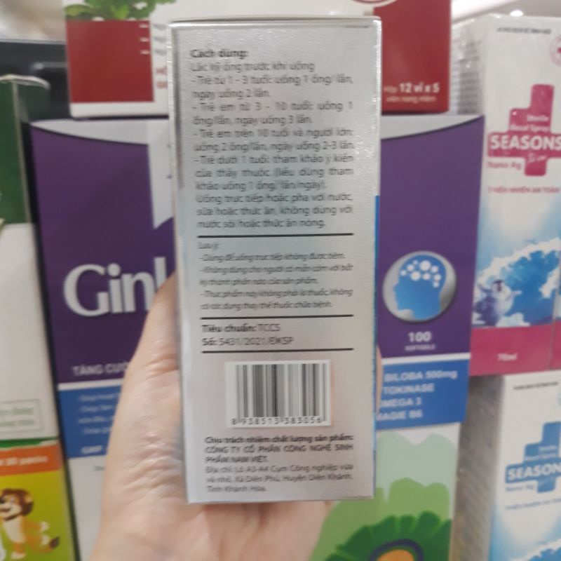 Men tiêu hóa Eureka Bacillus hộp 20 ống
