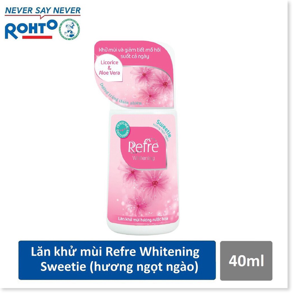 Lăn khử mùi dưỡng trắng hương nước hoa Refre Whitening 40ml
