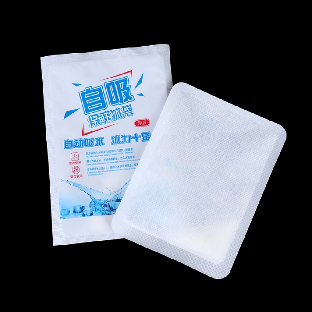Bộ 10 Túi Gel Làm Lạnh Thức Ăn Có Thể Tái Sử Dụng ♨Nóng Bỏng