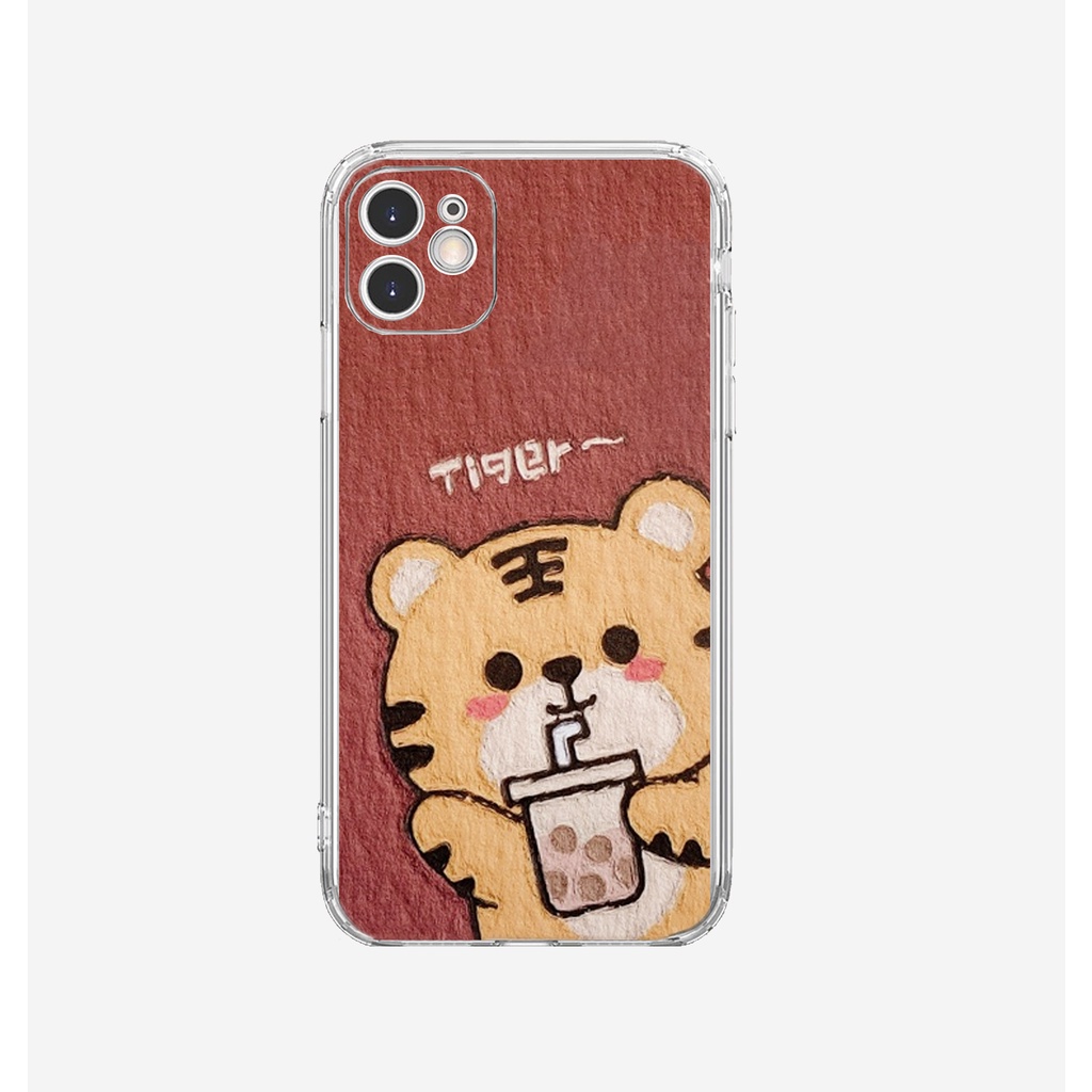 Ốp Iphone Silicon Chống Sốc Họa Tiết Hình Hổ - Ốp Lưng Iphone 7/8/x/xs/xsmax/11/11pro/11promax/12/12pro/DIY
