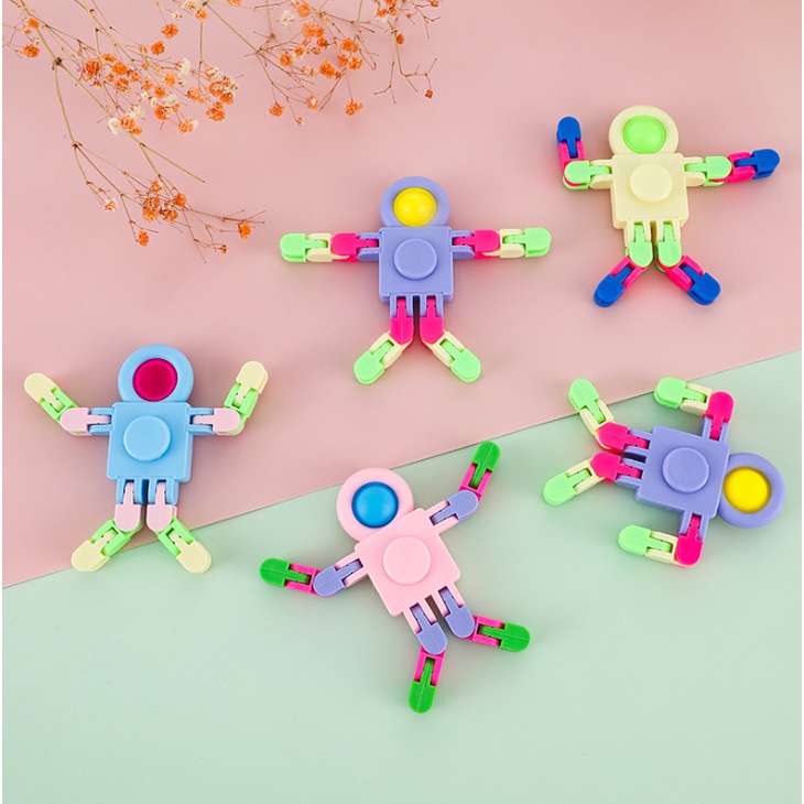 Đồ Chơi Trẻ Em Con Quay Spinner Hình Con Người - Pop IT [GIÁ RẺ]