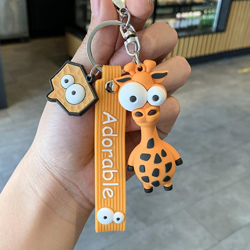 Móc Khóa Hình Động Vật Hoạt Hình Xinh Xắn