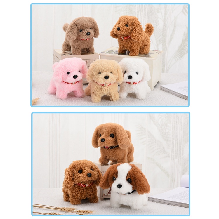 Đồ Chơi Chó Cún Con Biết Sủa Quẫy Đuôi Phát Nhạc Thông Minh Tự Động Đa Năng Cho Bé Hamiha-ĐC33