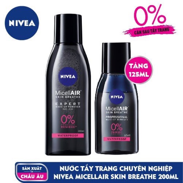  💦NƯỚC TẨY TRANG NIVEA THÁI KHÔNG CHỨA CỒN PHIÊN BẢN MỚI!MỚI!MỚI!!!💦