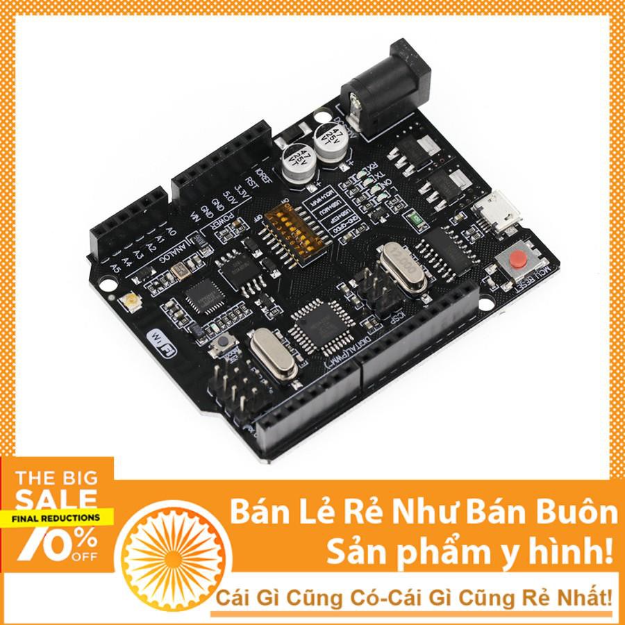 Mạch Arduino UNO R3 WiFi (Arduino UNO R3 ATmega328P Tích Hợp ESP8266)