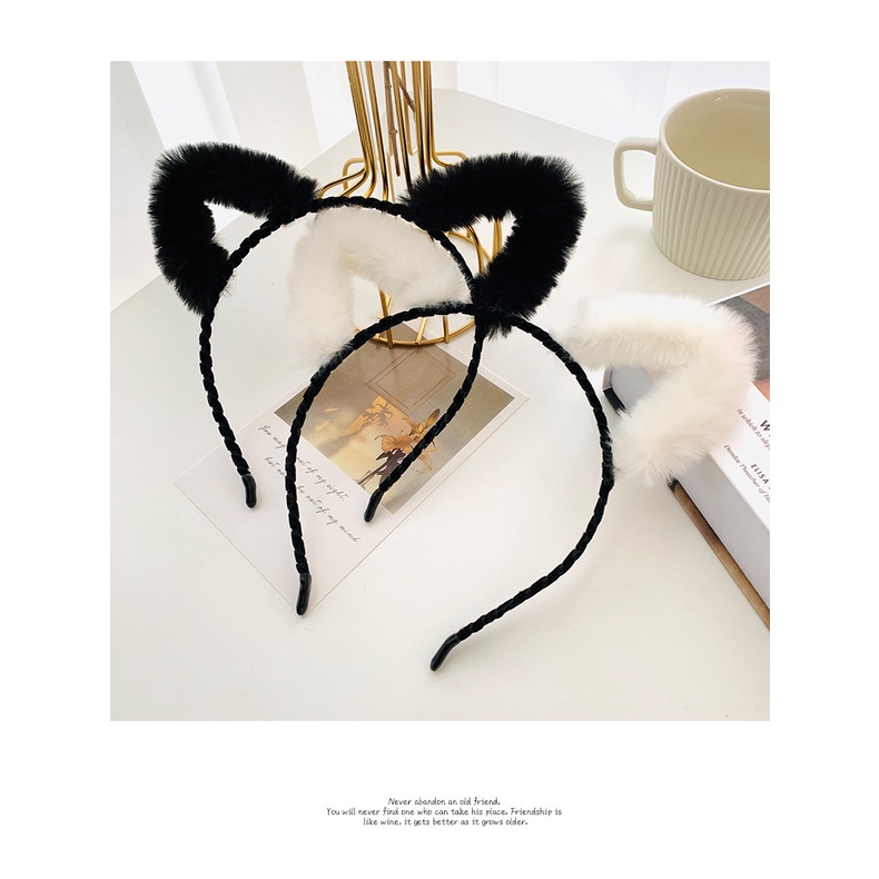 Bờm, Băng Đô Cài Tóc Lông Tai Mèo Dễ Thương Cute Hot Trend ❤ xinh xắn