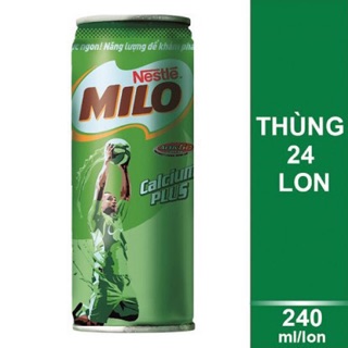 Thùng 24 Lon MILO Nestle 240ml