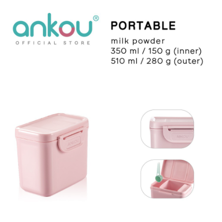 ANKOU Hộp Đựng Sữa Bột Mini Cầm Tay Tiện Lợi | BigBuy360 - bigbuy360.vn